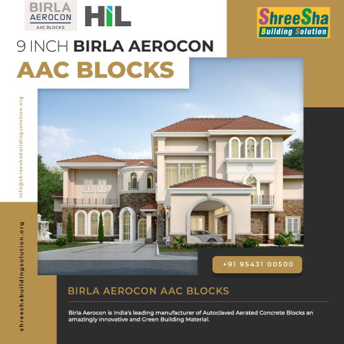 9 Inch Birla Aerocon AAC Blocks