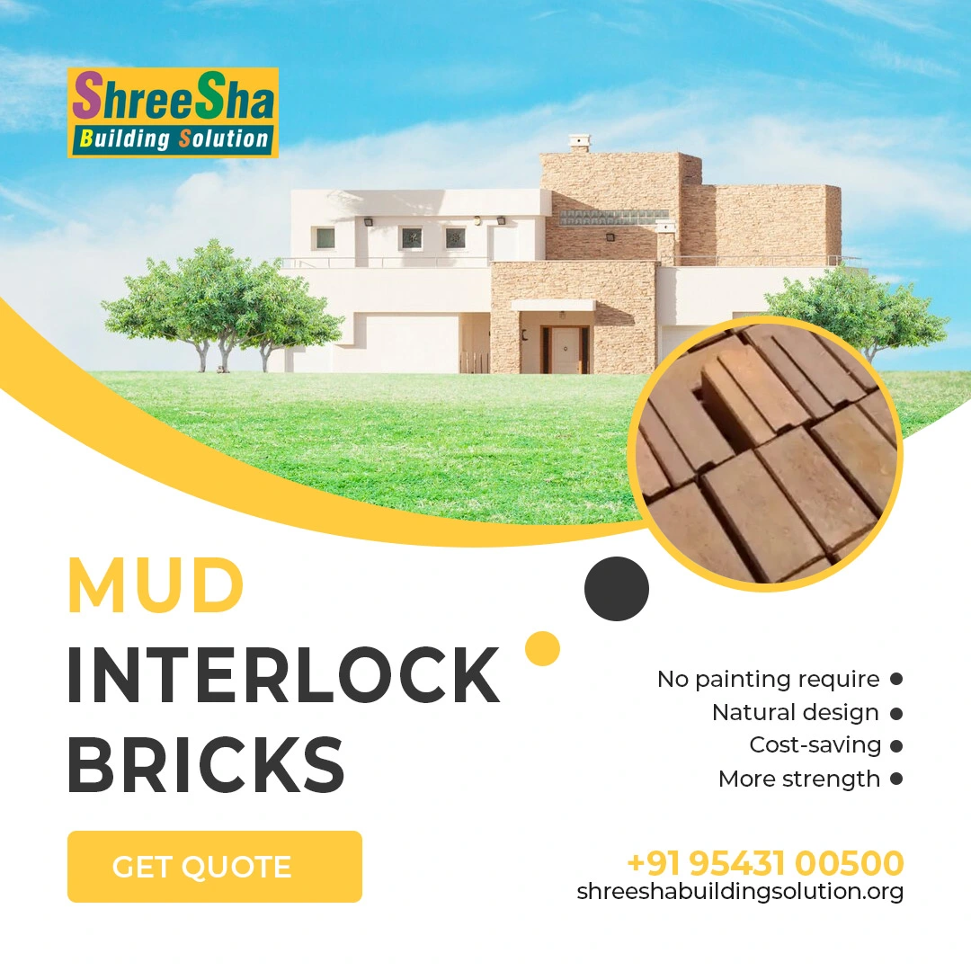 Mud Interlocking Wall Bricks
